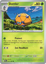011/182 Dottler - Paradox Rift by Poké Zen DXB on MYNTED
