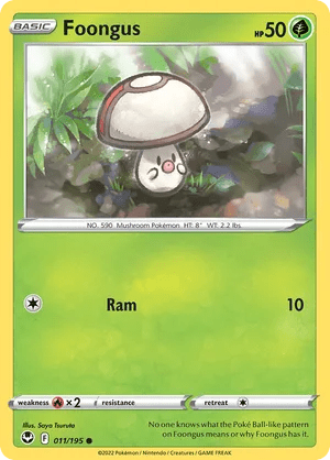 011/195 Foongus - Silver Tempest by Poké Zen DXB on MYNTED