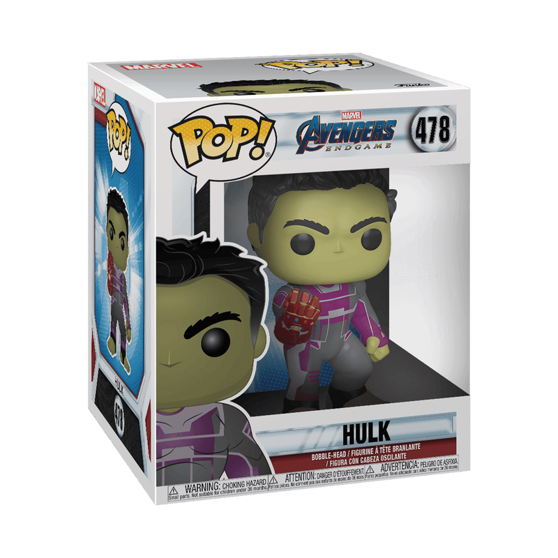 Funko Pop! Deluxe Marvel: Avengers Endgame -  Hulk with Gauntlet #478, 6 inch Size