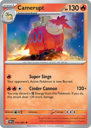012/091 Camerupt - Paldean Fates by Poké Zen DXB on MYNTED