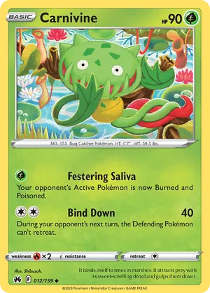 012/159 Carnivine - Crown Zenith by Poké Zen DXB on MYNTED