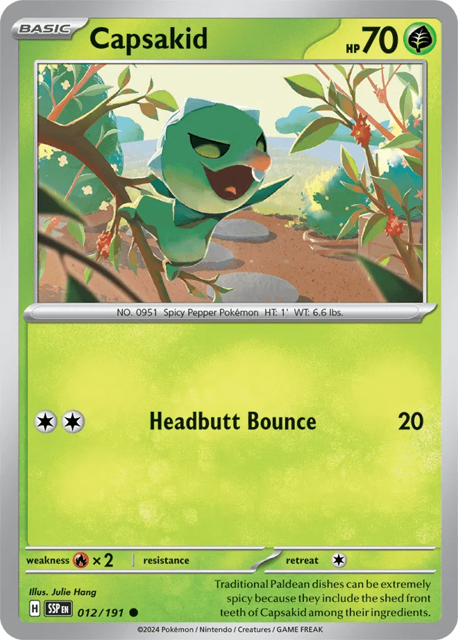 012/191 Capsakid - Reverse Holo - Surging Sparks by Poké Zen DXB on MYNTED