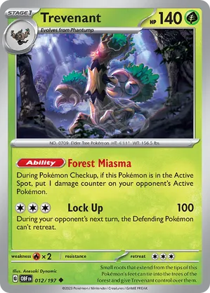 012/197 Trevenant - Obsidian Flames by Poké Zen DXB on MYNTED