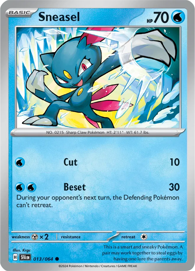 013/064 Sneasel - Shrouded Fable by Poké Zen DXB on MYNTED