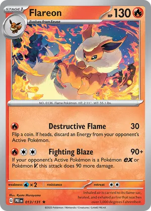013/131 Flareon - Prismatic Evolutions by Poké Zen DXB on MYNTED