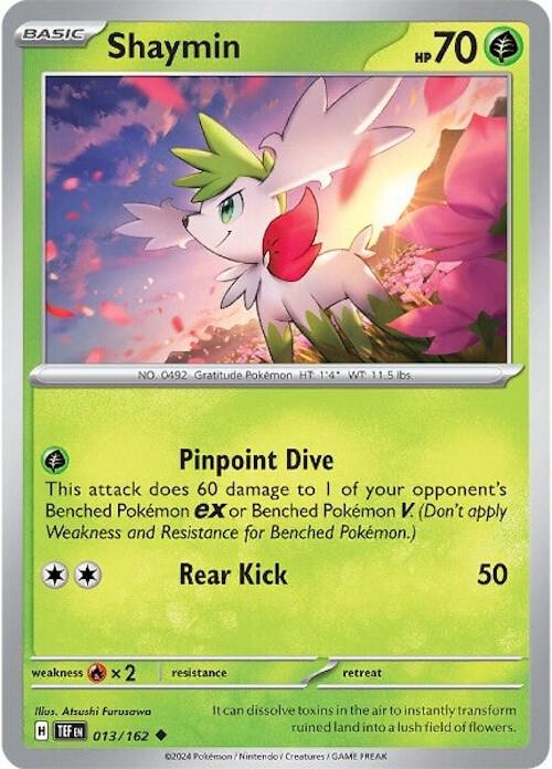 013/162 Shaymin Reverse Holo · Temporal Forces (TEF) by PokeMarsi on MYNTED