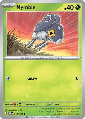 013/182 Nymble - Reverse Holo - Paradox Rift by Poké Zen DXB on MYNTED