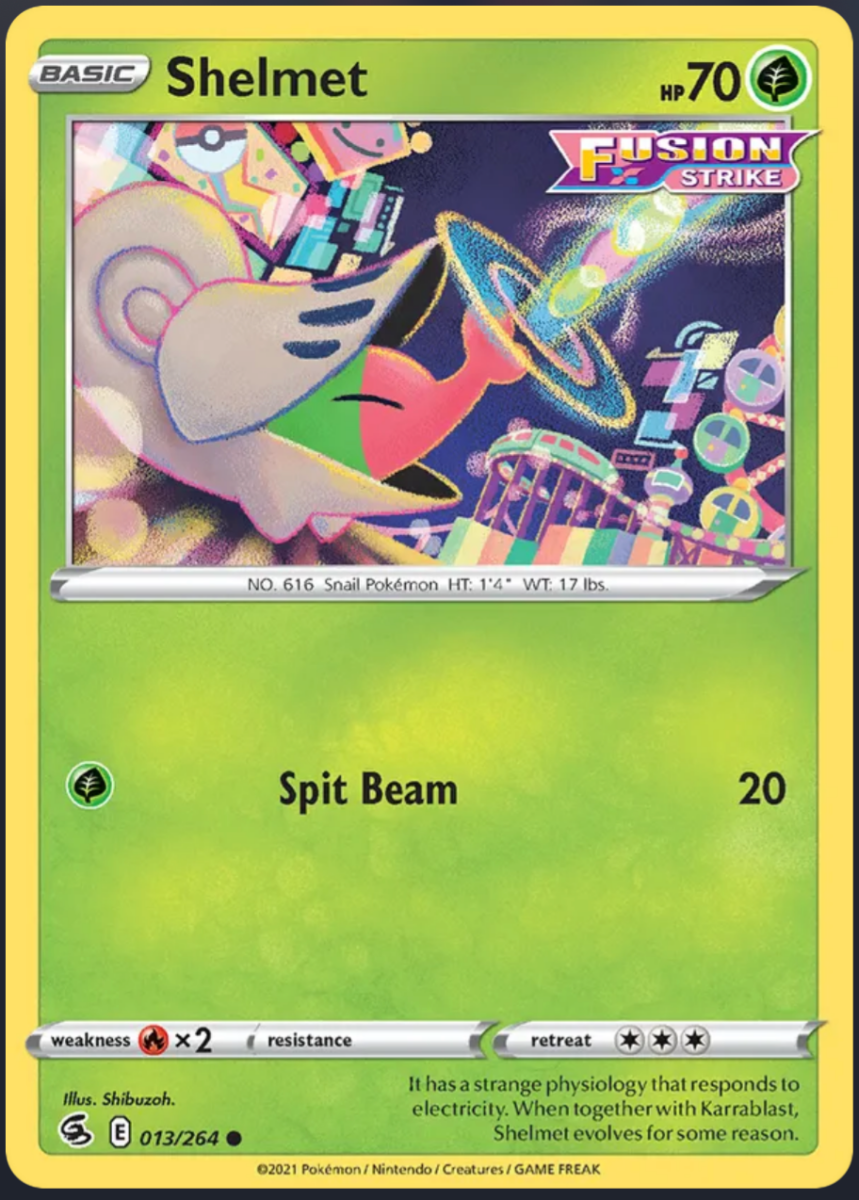013/264 Shelmet - Fusion Strike by Poké Zen DXB on MYNTED