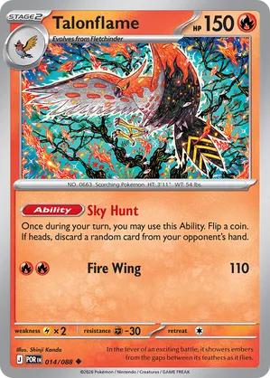 014/088 Talonflame - Reverse Holo - Perfect Order by Poké Zen DXB on MYNTED