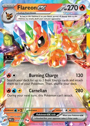 014/131 Flareon ex - Prismatic Evolutions by Poké Zen DXB on MYNTED