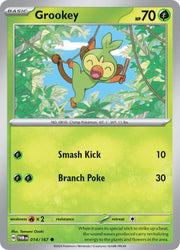 014/167 Grookey Normal · Twilight Masquerade (TWM) by PokeMarsi on MYNTED