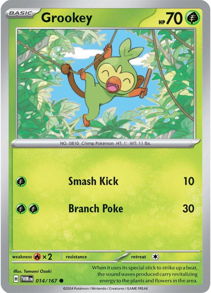 014/167 · Grookey · Normal (TWM) by Dusk TCG on MYNTED