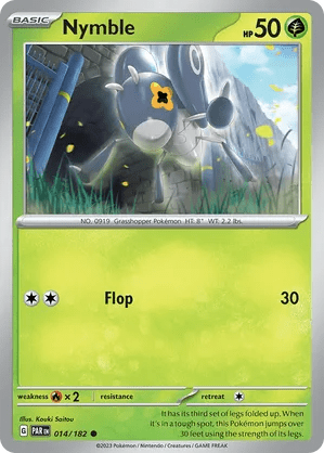 014/182 Nymble - Reverse Holo - Paradox Rift by Poké Zen DXB on MYNTED