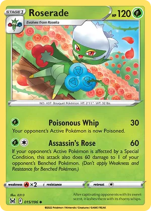 015/196 Roserade - Lost Origin by Poké Zen DXB on MYNTED