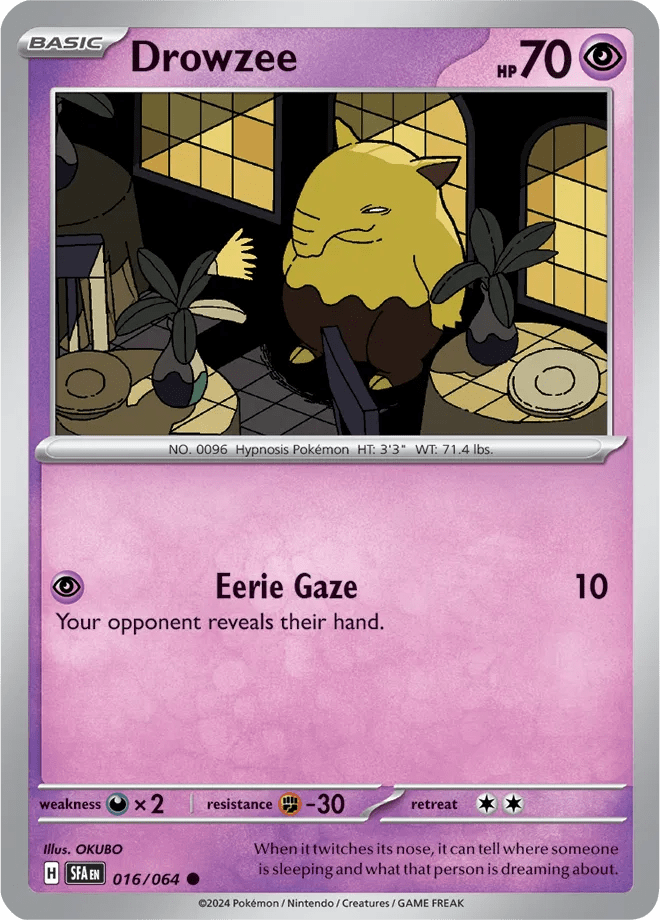016/064 Drowzee - Shrouded Fable by Poké Zen DXB on MYNTED
