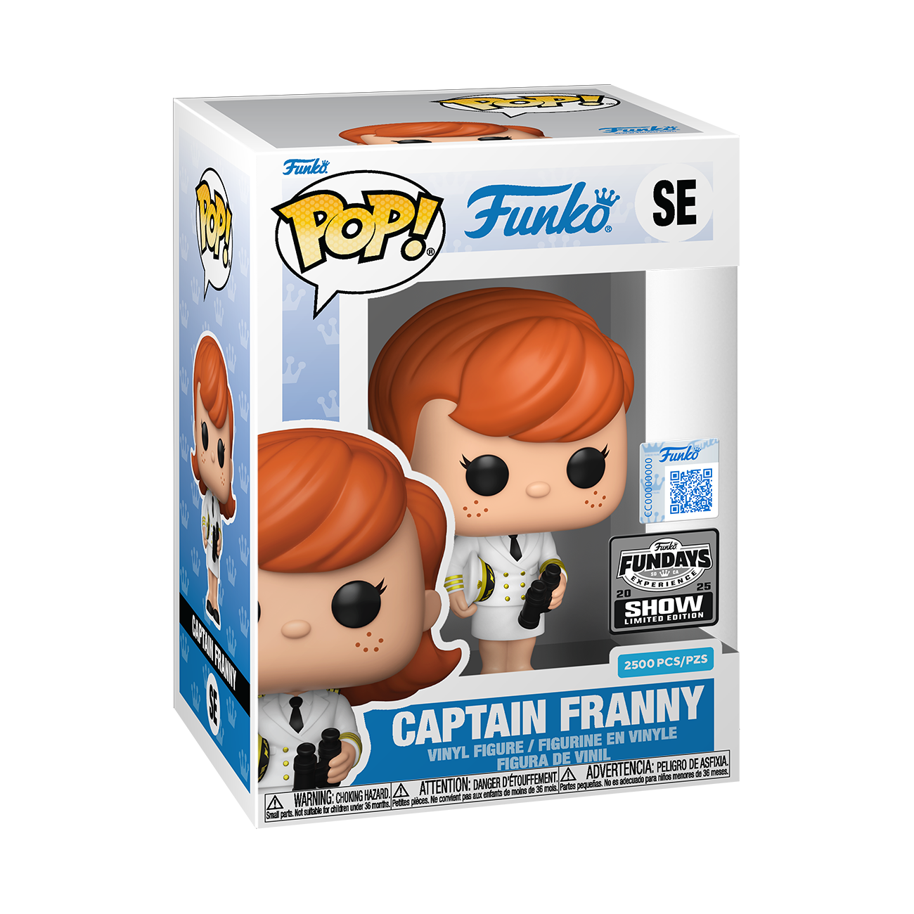 Funko Pop! Fundays Experience Show: Limited Edition - Captain Franny #SE, LE 2500 Pcs