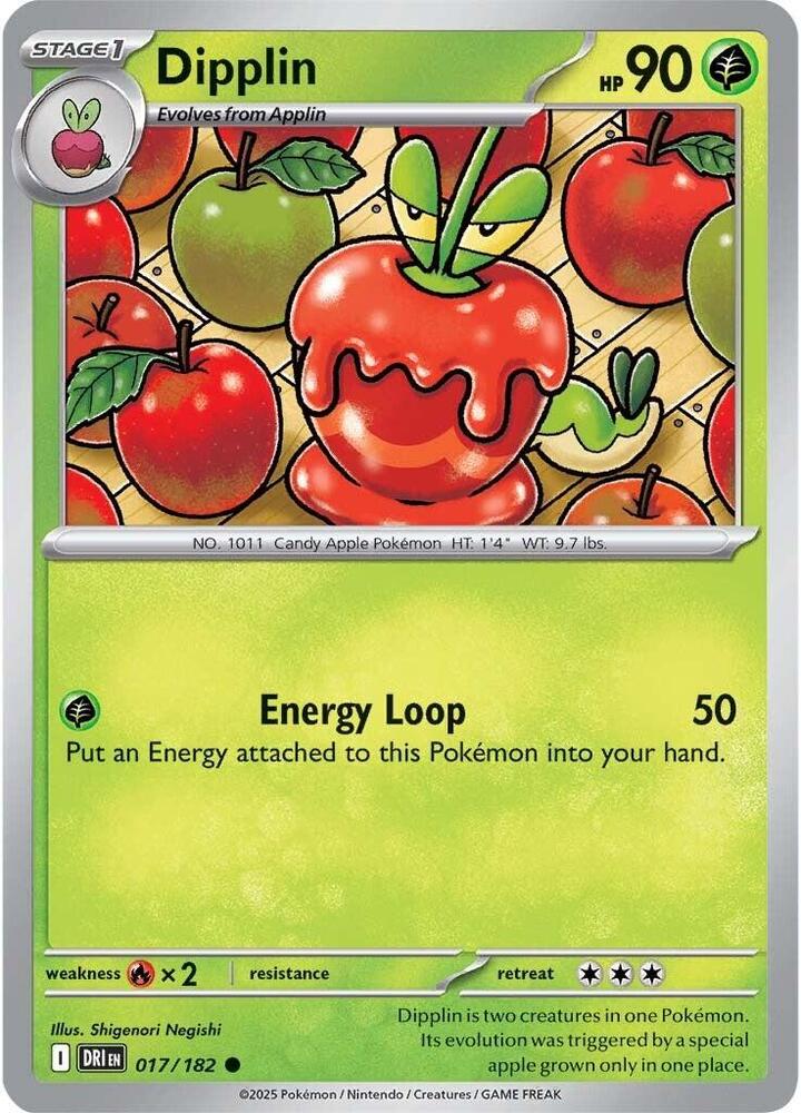 017/182 · Dipplin · Normal (DRI) by PokeMarsi on MYNTED