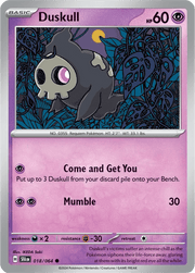 018/064 Duskull - Reverse Holo - Shrouded Fable by Poké Zen DXB on MYNTED