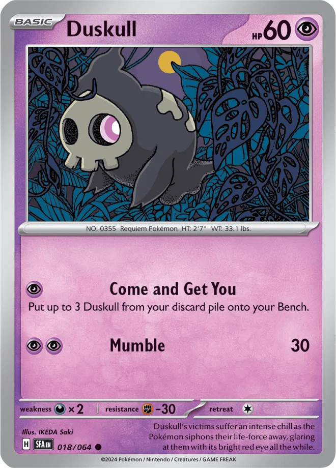 018/064 Duskull - Reverse Holo - Shrouded Fable by Poké Zen DXB on MYNTED