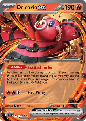 018/094 Oricorio ex - Phantasmal Flames by Poké Zen DXB on MYNTED
