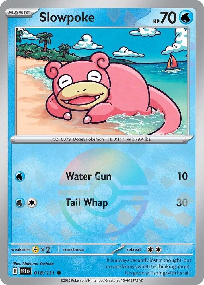 018/131 · Slowpoke · Poké Ball Pattern (PRE) by Dusk TCG on MYNTED