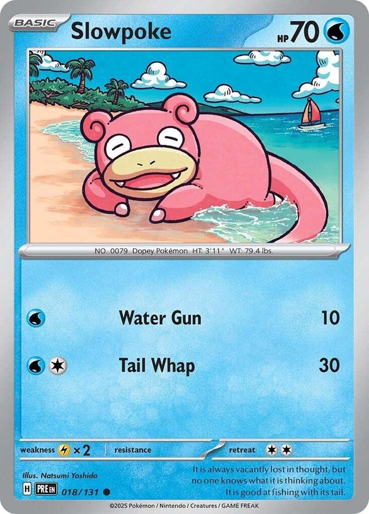 018/131 · Slowpoke · Reverse Holo (PRE) by Dusk TCG on MYNTED