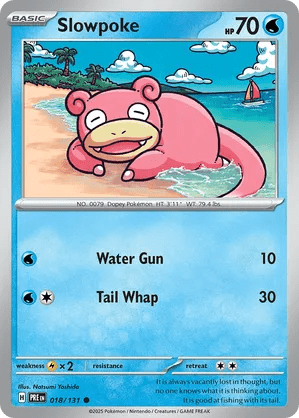 018/131 Slowpoke - Reverse Holo - Prismatic Evolutions by Poké Zen DXB on MYNTED
