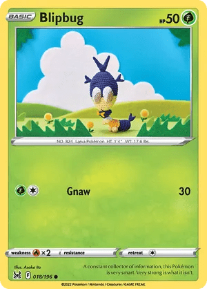 018/196 Blipbug - Reverse Holo - Lost Origin by Poké Zen DXB on MYNTED