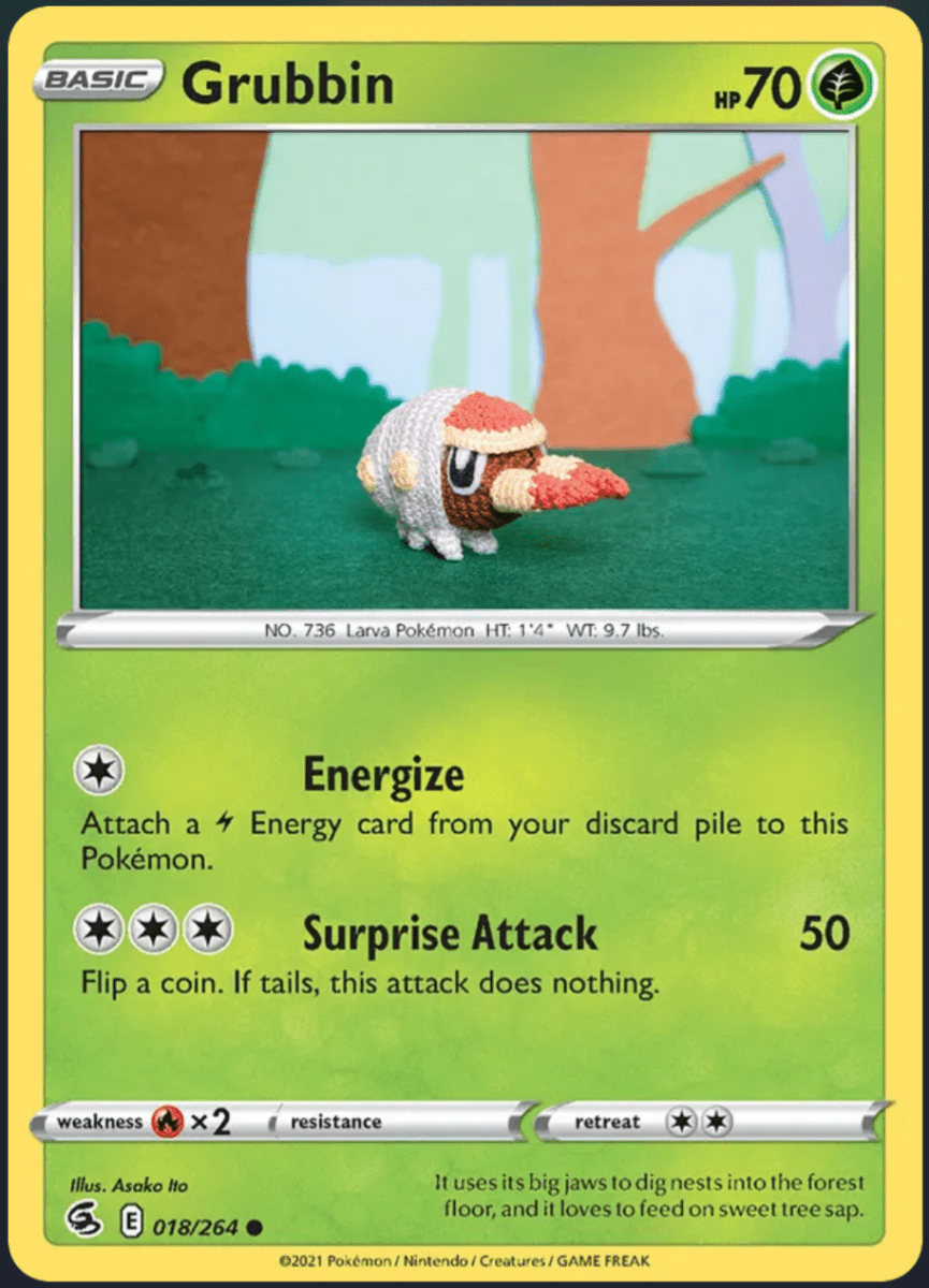 018/264 Grubbin - Fusion Strike by Poké Zen DXB on MYNTED