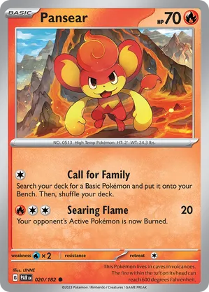 020/182 Pansear - Paradox Rift by Poké Zen DXB on MYNTED