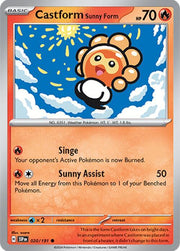 020/191 Castform Sunny Form Reverse Holo · Surging Sparks (SSP) by PokeMarsi on MYNTED
