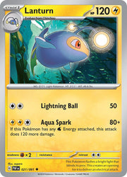 021/091 Lanturn Normal · Paldean Fates (PAF) by PokeMarsi on MYNTED