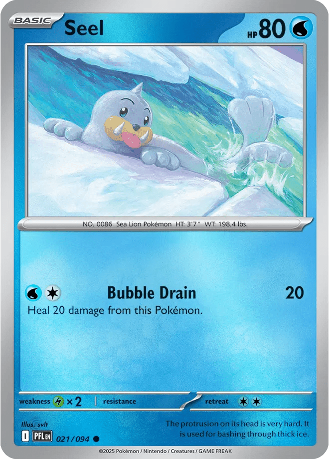 021/094 Seel - Reverse Holo - Phantasmal Flames by Poké Zen DXB on MYNTED