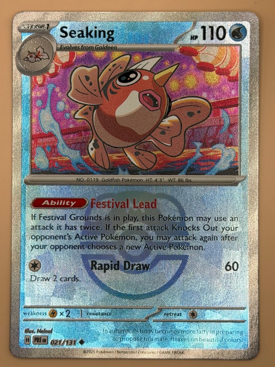 021/131 Seaking - Masterball Pattern - Prismatic Evolutions by Poké Zen DXB on MYNTED