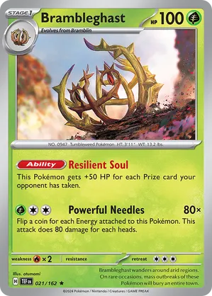 021/162 Brambleghast - Temporal Forces by Poké Zen DXB on MYNTED
