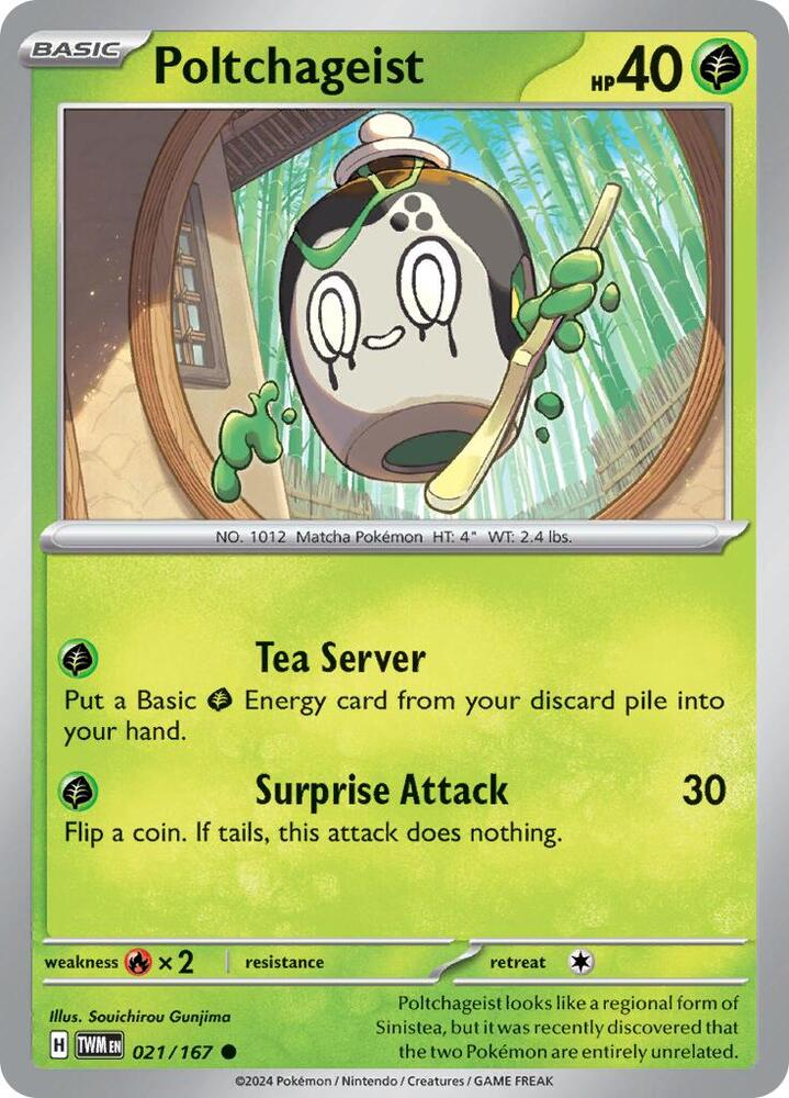 021/167 · Poltchageist · Normal (TWM) by Dusk TCG on MYNTED