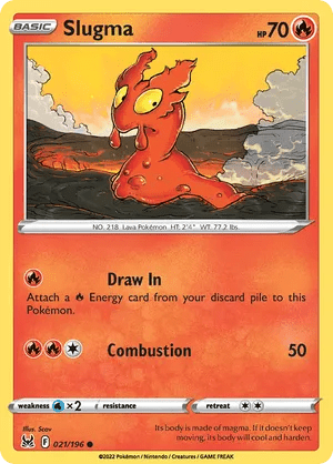 021/196 Slugma - Lost Origin by Poké Zen DXB on MYNTED