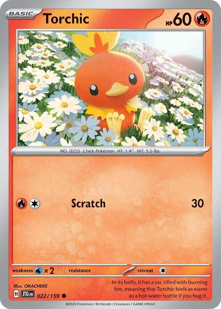 022/159 Torchic Normal · Journey Together (JTG) by PokeMarsi on MYNTED