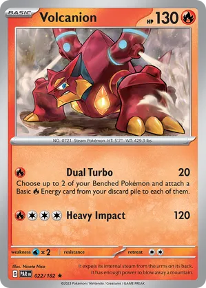 022/182 Volcanion - Paradox Rift by Poké Zen DXB on MYNTED