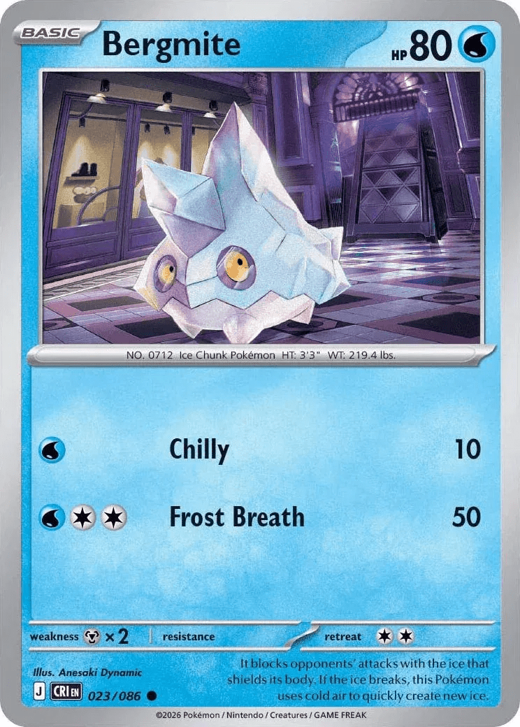 023/086 Bergmite - Chaos Rising by Poké Zen DXB on MYNTED
