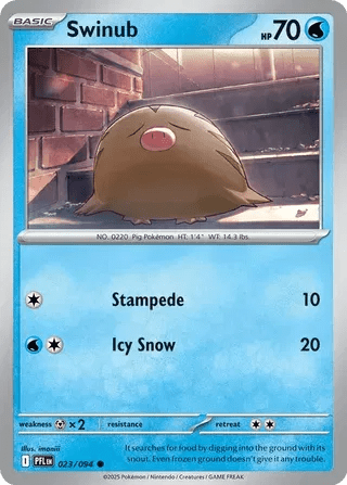 023/094 Swinub - Phantasmal Flames by Poké Zen DXB on MYNTED