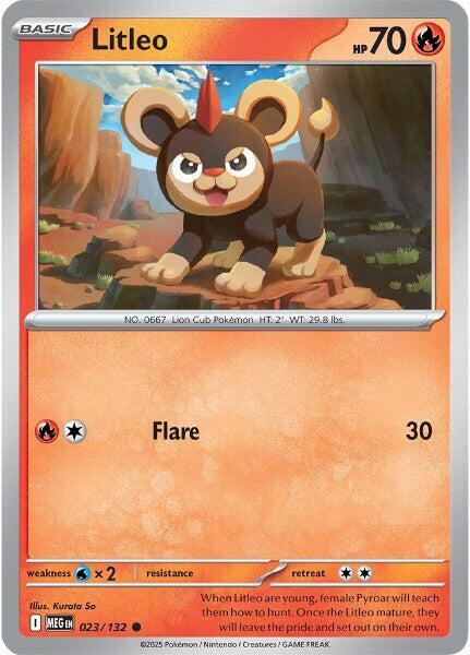 023/132 · Litleo · Normal (MEG) by PokeMarsi on MYNTED