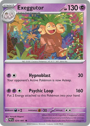 024/091 Exeggutor - Reverse Holo - Paldean Fates by Poké Zen DXB on MYNTED