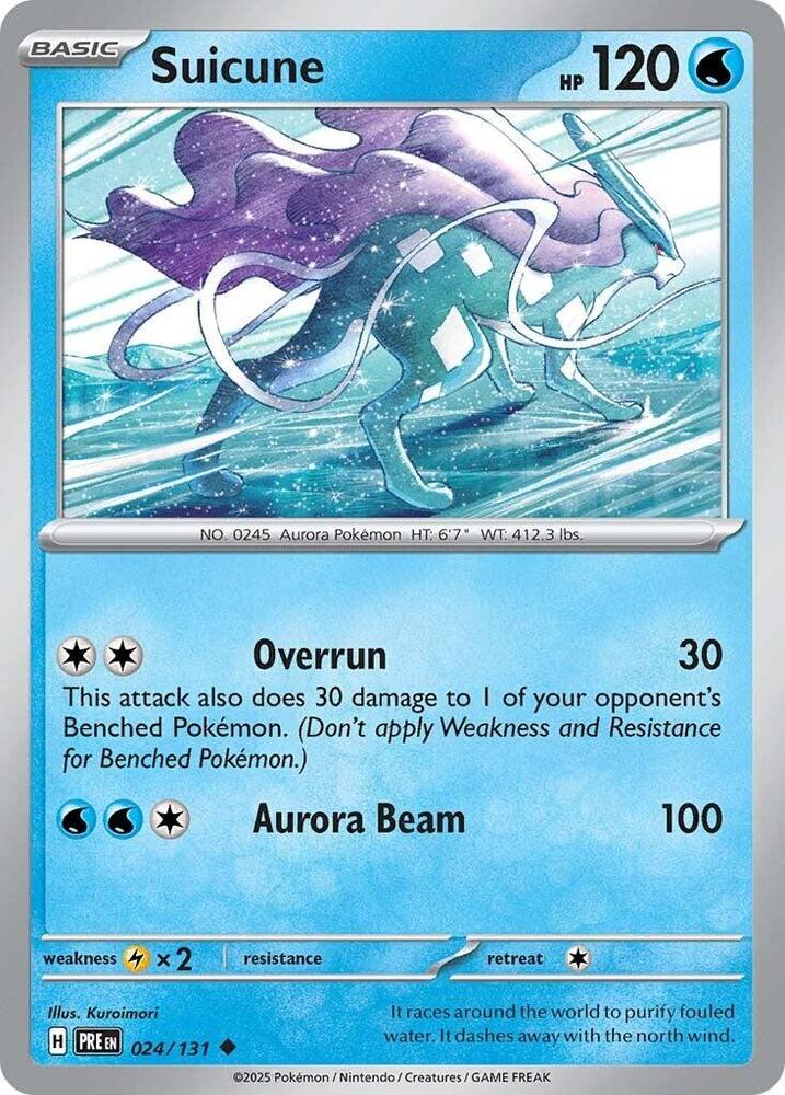 024/131 · Suicune · Normal (PRE) by Dusk TCG on MYNTED