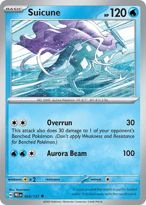 024/131 Suicune - Prismatic Evolutions by Poké Zen DXB on MYNTED