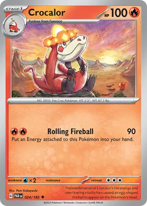024/182 Crocalor - Paradox Rift by Poké Zen DXB on MYNTED