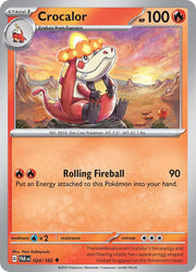 024/182 Crocalor Reverse Holo · Paradox Rift (PAR) by PokeMarsi on MYNTED