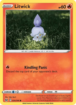 024/196 Litwick - Lost Origin by Poké Zen DXB on MYNTED