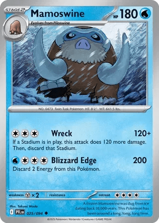 025/094 Mamoswine - Phantasmal Flames by Poké Zen DXB on MYNTED