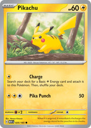 025/165 Pikachu - Reverse Holo - 151 (MEW) by Poké Zen DXB on MYNTED